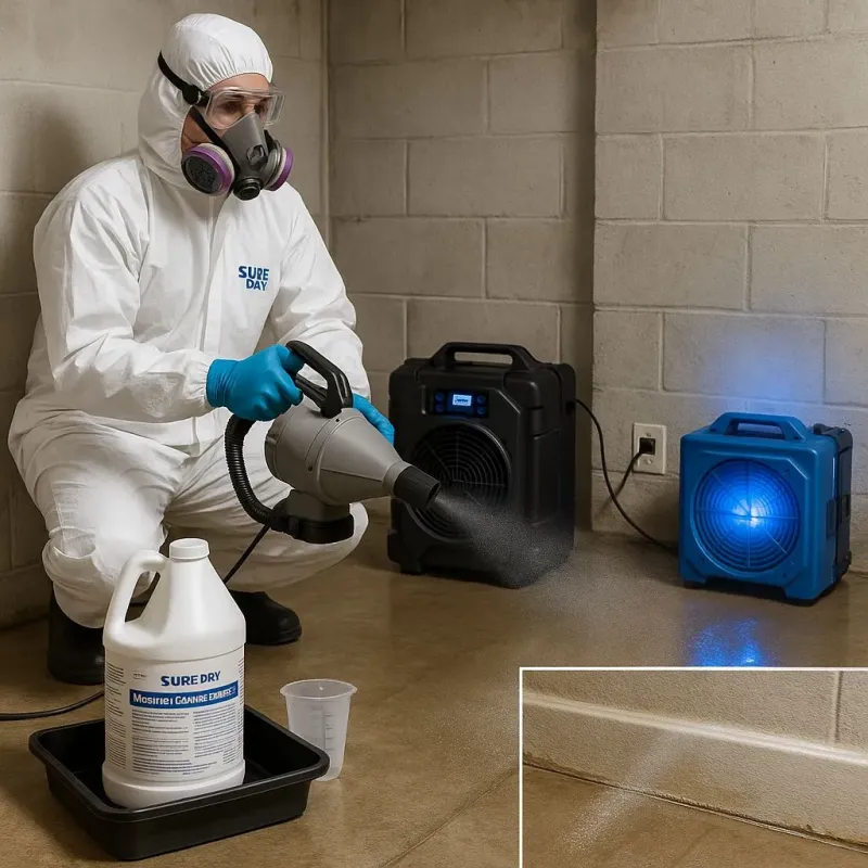 Sanitization and Odor Removal process in Surry County, NC